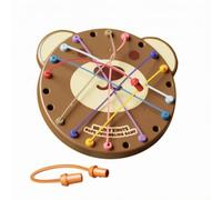 Gioco per Sciogliere Nodi Mentale, Scatola E-commerce | Sviluppo Concentrazione, Rompicapo a Forma di Orso, Sensoriale, Giocattolo, per Casa