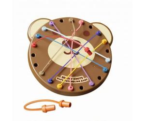 Gioco per Sciogliere Nodi Mentale, Scatola E-commerce | Sviluppo Concentrazione, Rompicapo a Forma di Orso, Sensoriale, Giocattolo, per Casa