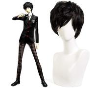 Gioco Persona 5 Joker Ren Amamiy Parrucche Cosplay Resistente al calore Capelli sintetici Parrucca Kurusu Akira Halloween Costume da carnevale KUJ6651