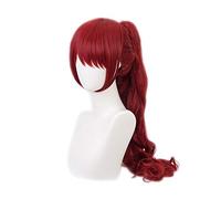 Gioco Persona 5 Yoshizawa Kasumi Parrucca rosso scuro Cosplay Costume Resistente al calore Capelli sintetici con chip rimovibile coda di cavallo CINA Yoshizawa Kasumi