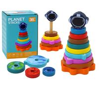 Gioco Piramide in Legno Pianeti Cosmo