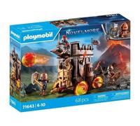 Gioco Playmobil 71643 Novelmore Burnham Raiders Carro da Combattimento Cannone 68 Pezzi
