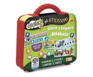Gioco prescolare Gioca e impara l'alfabeto con valigetta 3-6a CAROTINA UTILISSI