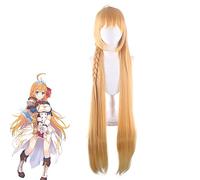 Gioco Princess Connect Re: immersione Parrucche Cosplay Pecorine Donna Giallo Gradiente Capelli sintetici lunghi Parrucca costume Pecoriinu PL-746