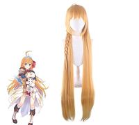 Gioco Princess Connect Re: immersione Parrucche Cosplay Pecorine Donna Giallo Gradiente Capelli sintetici lunghi Parrucca costume Pecoriinu PL-746