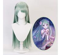 Gioco Princess Connect! Ri: Dive Cosplay Parrucche Misumi Chika Capelli sintetici verdi Gioco di ruolo Anime Parrucca per Halloween Party