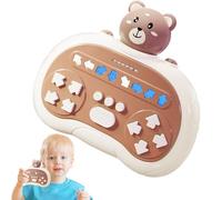 Gioco Push Luminoso per Bambini | Giocattoli Educativi Divertenti e Intelligenti,Bambini Gioco Push Veloce Illuminato - Per Bambine in Età Prescolare Casa Interno Viaggio Asilo Compleanno Natale