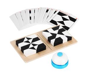 Gioco Puzzle Blocchi di Legno Nascosti, Rompicapo Creativo | Vacanze Estive, Carte Forma Incluse, Attività di Gruppo per Feste e Incontri, per Ragazzo Ragazza e Adulti