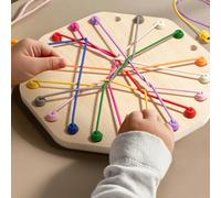 Gioco puzzle di corda: risoluzione dei problemi, gioco di con nodi di corda, di legatura di corde di legno | Giochi da tavolo interattivi per compleanni, vacanze o altri momenti memorabili