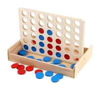 Gioco Puzzle impilabile con Abbinamento Colori, Aggiornamento Veloce Gioco Sfida Stack di Colori in Legno Arcobaleno, Educazione sensoriale con Riconoscimento del Colore, per la Festa di Connect Four