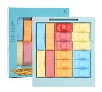 Gioco puzzle sul traffico Giocattoli logici ABS Set di giochi cerebrali per bambini di 3 anni Blu