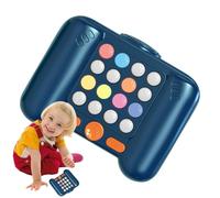 Gioco rapido a spinta - 15 x 12 cm, grande console a mano, macchina blu navy, giocattolo musicale dinamico, puzzle elettronico Pop Bubble Fidget per bambini, sviluppo delle abilità, apprendimento