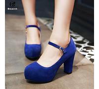 Gioco Rolecos Nekopara Scarpe Cosplay Chocola e Vaniglia Scarpe Cosplay Donna Cameriera Rosso Blu Scarpe col tacco alto Per Gioco di società Cos 43 Blu 9Cm