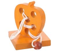 Gioco Rompicapo di Legno Corda, Arancia, per Anziani | Superficie Liscia e Schegge, Allena L’intelligenza, Stimola Pensiero Creativo, Regalo Tradizionale