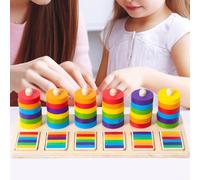 Gioco rompicapo divertente della Torre di Hanoi per bambini in età