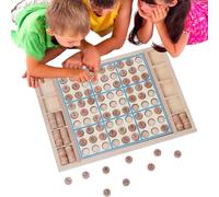 Gioco Rompicapo - Puzzle Numerico In Legno Per Allenamento Logico | Giocattolo Strategico Di Difficoltà Multilivello | Scheda Educativa: Per Asili Itineranti E Ṕer Lo Sviluppo Professionale '