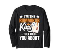 Gioco Rummikub Tile Game The King Joker Rummikub Player Maglia a Manica