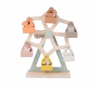 Gioco ruota panoramica degli animali multicolore