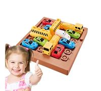 Gioco scorrevole per auto, gioco da tavolo per auto stradali | Gioco cerebrale di logica scorrevole | Giochi puzzle di logica pensante, giocattoli puzzle per auto, giochi di viaggio per ragazzi, diver