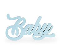 gioco Scritta Baby in Legno Azzurra 380 x 200 x 30 mm