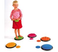 Gioco sensoriale 1 di 5 grandi lastre + 5 piccole lastre per bambini Sporti Multicolore TU