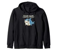 Gioco Shark Don't Look At The Shark Funny Shark Felpa con Cappuccio