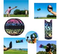 Gioco Spiaggia Giardino 2 Racchette Guanto con Aliante Waboba Lancia e Cattura