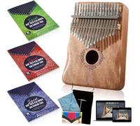 Gioco su Kalimba in un giorno! Pacchetto Mega: Kalimba con 17 tasti + 3 libri per principianti + 246 semplici canzoni e registrazioni video