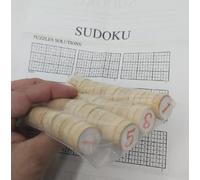 Gioco Sudoku da Viaggio Legno Chiusura Magnetica a Libro