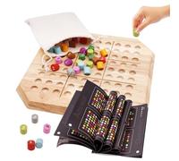 Gioco Sudokus - Scheda Puzzle In Legno 5 Cm, Trainer Logico Educativo, Set Rompicapo, Gioco Da Tavolo Challenge In Legno Liscio E Resistente | Puzzle Di Apprendimento Cognitivo Per Bambini