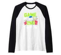 Gioco sul divertimento della scuola di calcio di seconda elementare Maglia con Maniche Raglan