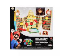 Nintendo Super Mario Movie - Mini Playset Deluxe wave 2 arena di Kong con esclusivi personaggi di Donkey Kong e Cat Mario alti 6 cm. Direttamente dal film! Per bambini e collezionisti