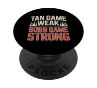 Gioco Tan Gioco Bruciare Debole Forte Solare PopSockets PopGrip Adesivo