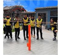 Gioco Team Stack Block Tower per 5-20 Persone, Giochi di Squadra per Giornate Campestri, Gioco Rompighiaccio per Scuole, Uffici E Aziende al Chiuso E All'aperto, Green, 10PCS