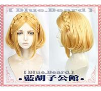 Gioco The Legend of Zelda: Breath of the Wild Princess Zelda Short Blonde Hair Resistente al calore Cosplay Costume Parrucche + Protezione per parrucca