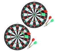 Gioco tirassegno Bersaglio con Freccette Dardi 15cm 2 pezzi da muro