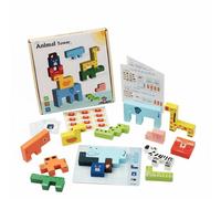 Gioco Torre di Animali Migliora la Concentrazione Blocchi Animali da Impilare