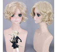 Gioco Touken Ranbu Online Gokotai Parrucca corta riccia Costume Cosplay Resistente al calore Capelli sintetici Uomo Donna Giochi di ruolo Parrucche + Cappellino parrucca