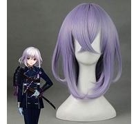 Gioco Touken Ranbu Online Honebamitoushirou Parrucca Cosplay Capelli viola chiaro Honebami Toushirou Peruca Anime Parrucche KUZZ2070