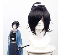 Gioco Touken Ranbu Parrucche Cosplay online Yamatonokami Yasusada Cosplay Parrucca sintetica resistente al calore Capelli Halloween Festa di Carnevale