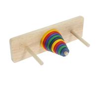 Gioco Tower Of Hanoi in Legno, Set 1 Puzzle Creativo | Board Game di Ragionamento, per Casa e Feste, Stimola Creatività e Sviluppo Intellettivo