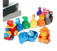 Gioco treni: giocattolo interattivo di apprendimento per abbinare i colori, gioco educativo per contare, accoppiare e classificare, giocattolo STEM per bambini, casa, camera da , asilo