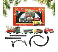 Gioco Treno di Natale con Vie | Gioco Di Treno Giocattolo di Natale,Decorazione Elettrica Festiva per Attività Riunioni Casa Tempo Ragazzi Ragazze Festa