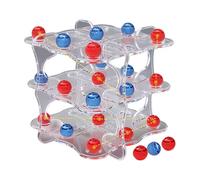 Gioco Tris 3D - Gioco da Tavolo | Tavolo Pieghevole Connessione Verticale e Orizzontale | Giocattolo Educativo per Bambini 4+ Anni, Adulti, Famiglia, per Viaggi Casa Scuola, Include 30 Bigli