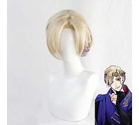 Gioco Twisted Wonderland Cosplay Vil Schoenheit Parrucche Biancaneve Regina Parrucca Cosplay Lino Viola Trecce Styling Parrucca sintetica per capelli