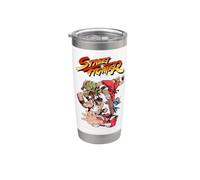 Gioco ufficiale di combattimento arcade Street Fighter | PAPL2651 Bicchiere termico in acciaio inox doppia parete