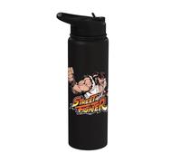 Gioco ufficiale di combattimento arcade Street Fighter | PAPL3803 Stainless Steel Insulated Water Bottle