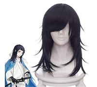 Gioco Yamatonokami Yasusada Parrucca Cosplay Touken Ranbu Mix online Parrucche sintetiche resistenti al calore blu viola per capelli