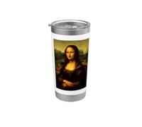 Gioconda di Leonardo da Vinci (1519) Bicchiere termico in acciaio inox doppia parete