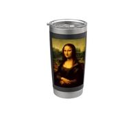 Gioconda di Leonardo da Vinci (1519) Bicchiere termico in acciaio inox doppia parete
